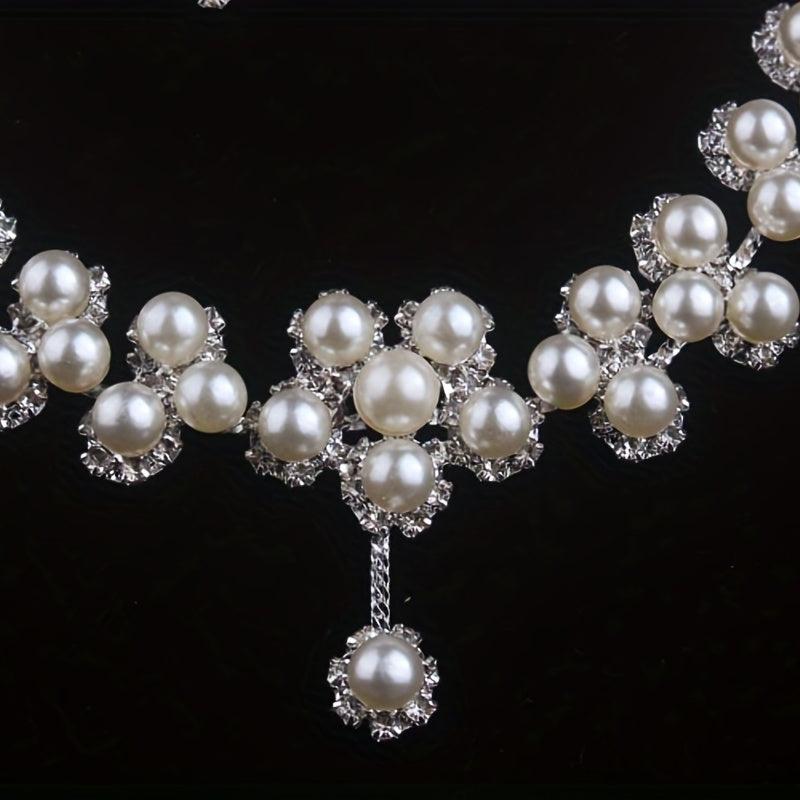 Sparkling Rhinestone Bridal Jewelry Set