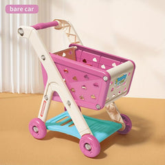 Kids Play House Shopping Cart 26pc Set Kitchen Supermarket Cooking Toys