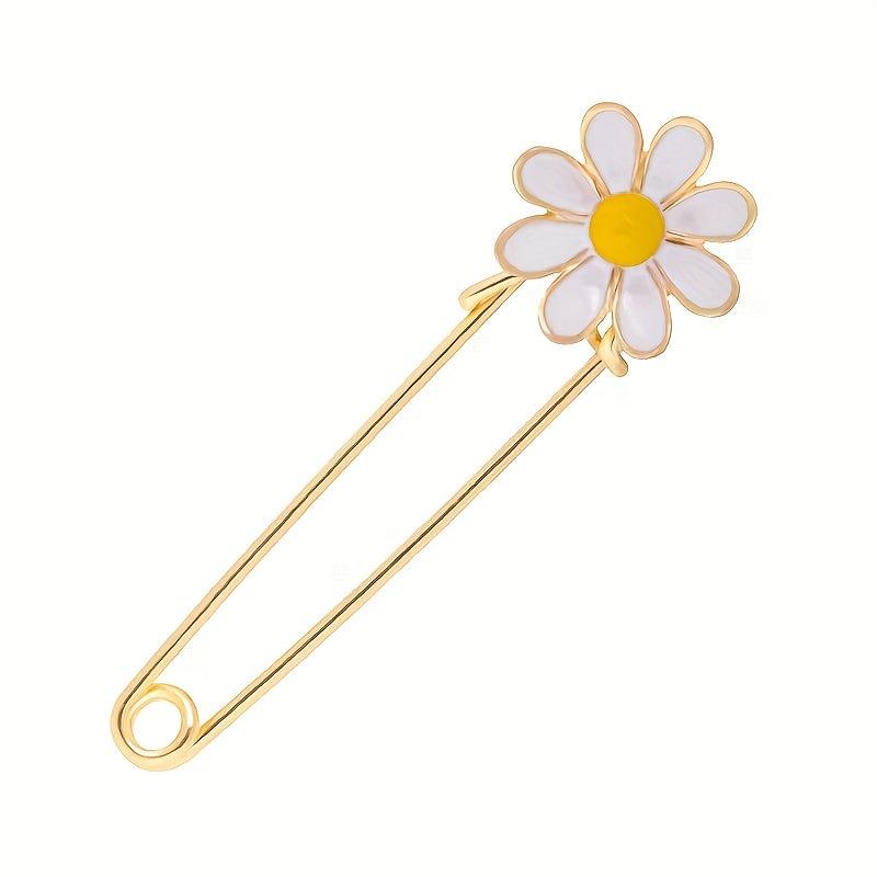 Chrysanthemum Pearl Brooch Elegant Floral Pin