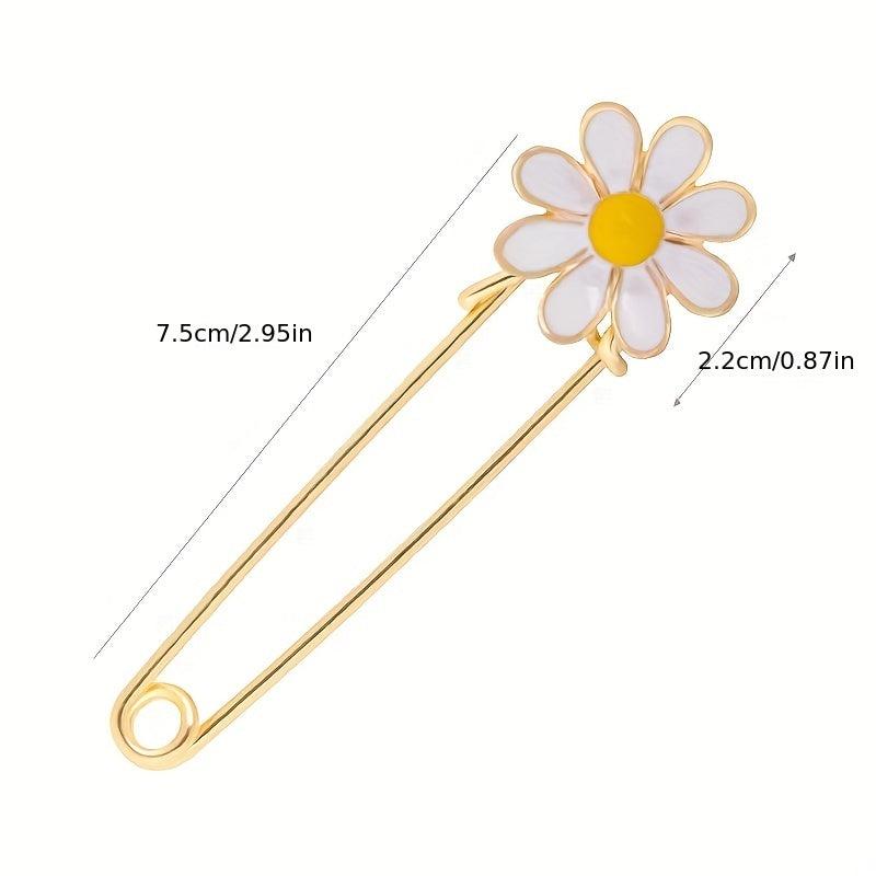 Chrysanthemum Pearl Brooch Elegant Floral Pin