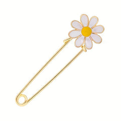 Chrysanthemum Pearl Brooch Elegant Floral Pin
