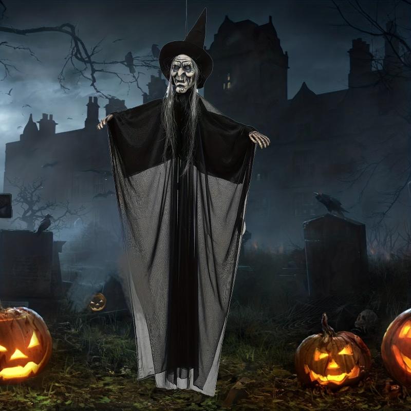 Scary Hanging Ghost Halloween Prop