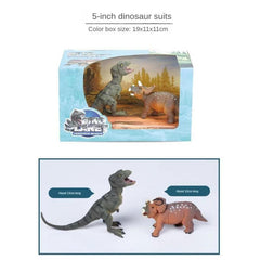 Dinosaur Pretend Play Set Includes Two 12 Dinosaur Models Toy Gift