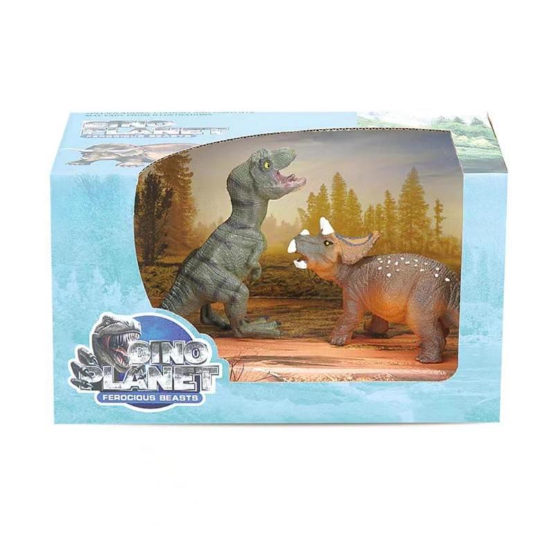 Dinosaur Pretend Play Set Includes Two 12 Dinosaur Models Toy Gift