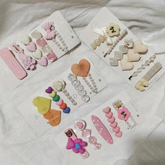 Cute Bear Love 5-Piece Set for Girls Kids