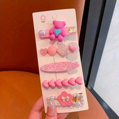 Cute Bear Love 5-Piece Set for Girls Kids