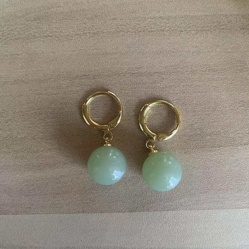 Medieval Jade Earrings - Stylish Artistic Accessory for Any Outfit