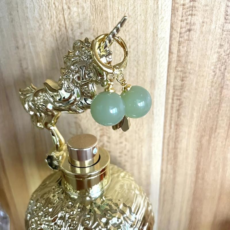 Medieval Jade Earrings - Stylish Artistic Accessory for Any Outfit