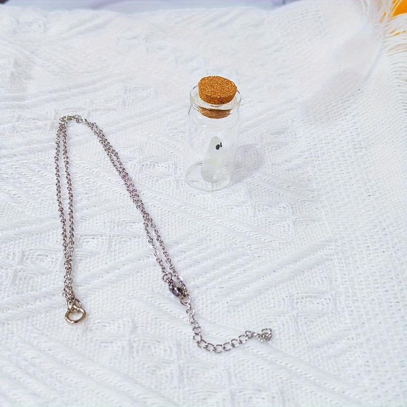 Mini Ghost Necklace Halloween Glow In The Dark Pendant