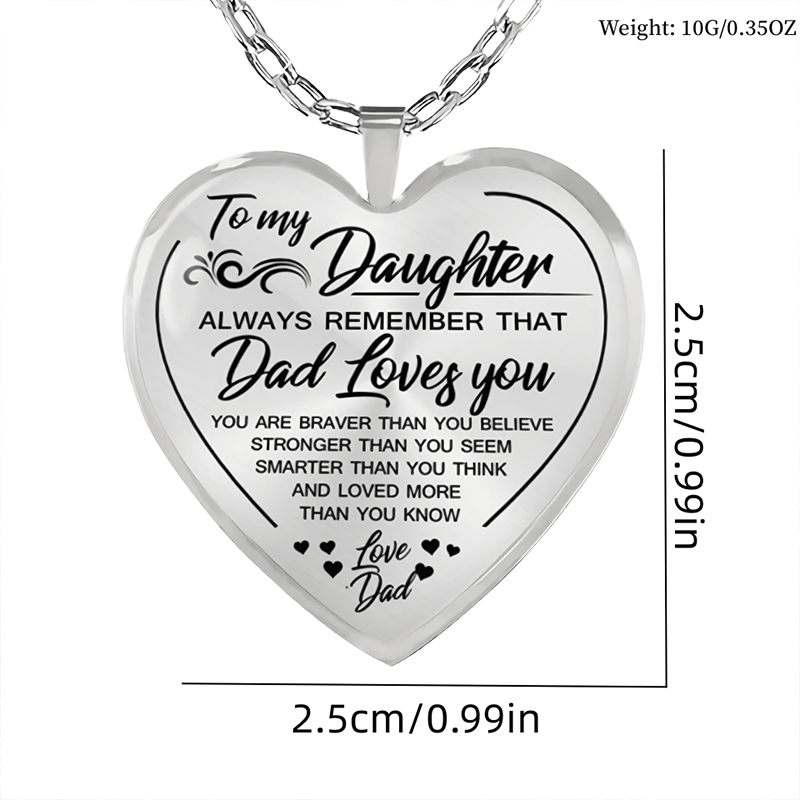 Wish Necklace To My Granddaughter Love Heart Pendant Necklace Jewelry Gift