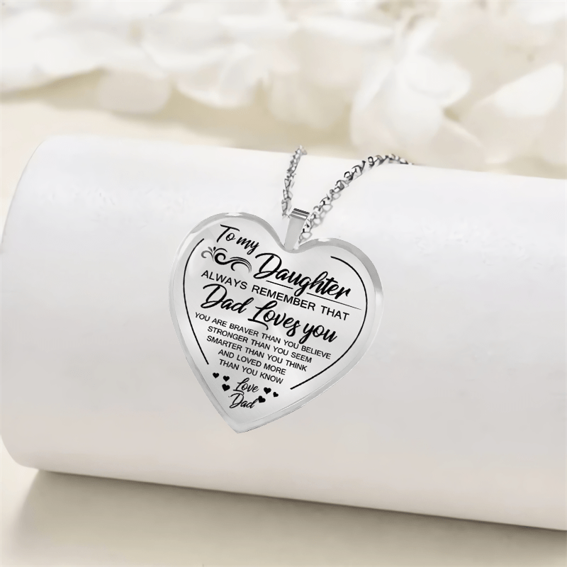 Wish Necklace To My Granddaughter Love Heart Pendant Necklace Jewelry Gift
