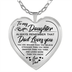 Wish Necklace To My Granddaughter Love Heart Pendant Necklace Jewelry Gift