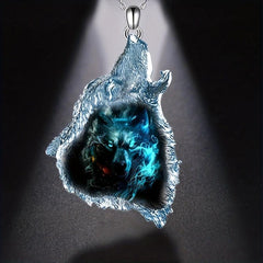 Geometric Triangle Crystal Pendant Necklace for Kids