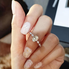 Zircon Engagement Wedding Ring Female Jewelry