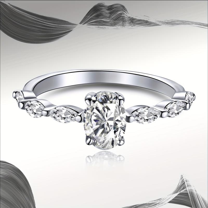 Zircon Engagement Wedding Ring Female Jewelry