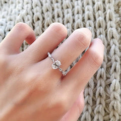 Zircon Engagement Wedding Ring Female Jewelry