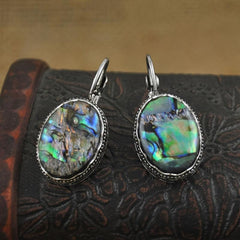 Vintage Water Drop Shell Earrings for Women
