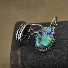 Vintage Water Drop Shell Earrings for Women