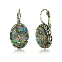 Vintage Water Drop Shell Earrings for Women