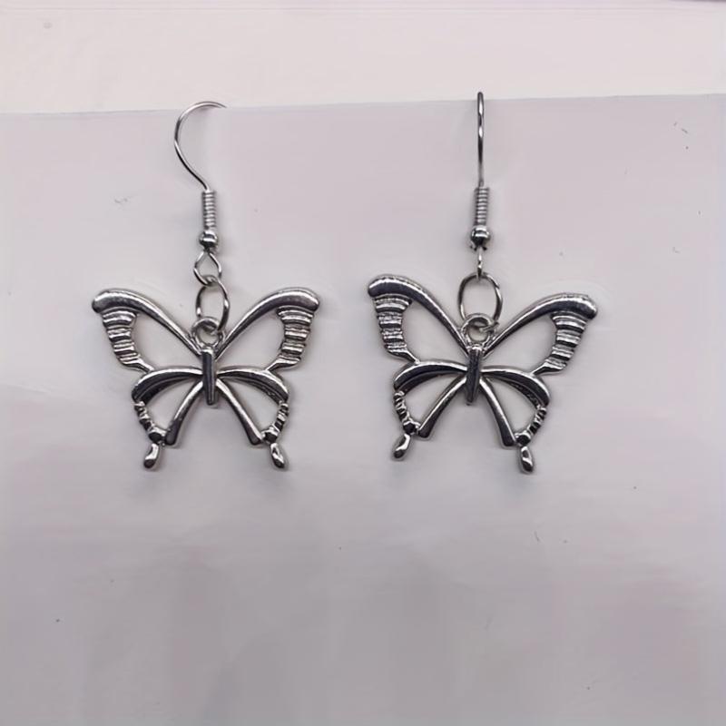 Vintage Hollow Out Butterfly Earrings Women's Earrings