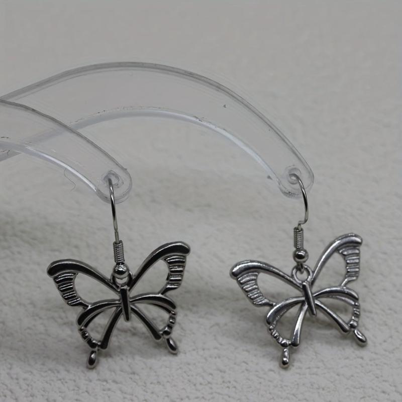 Vintage Hollow Out Butterfly Earrings Women's Earrings