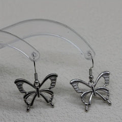 Vintage Hollow Out Butterfly Earrings Women's Earrings