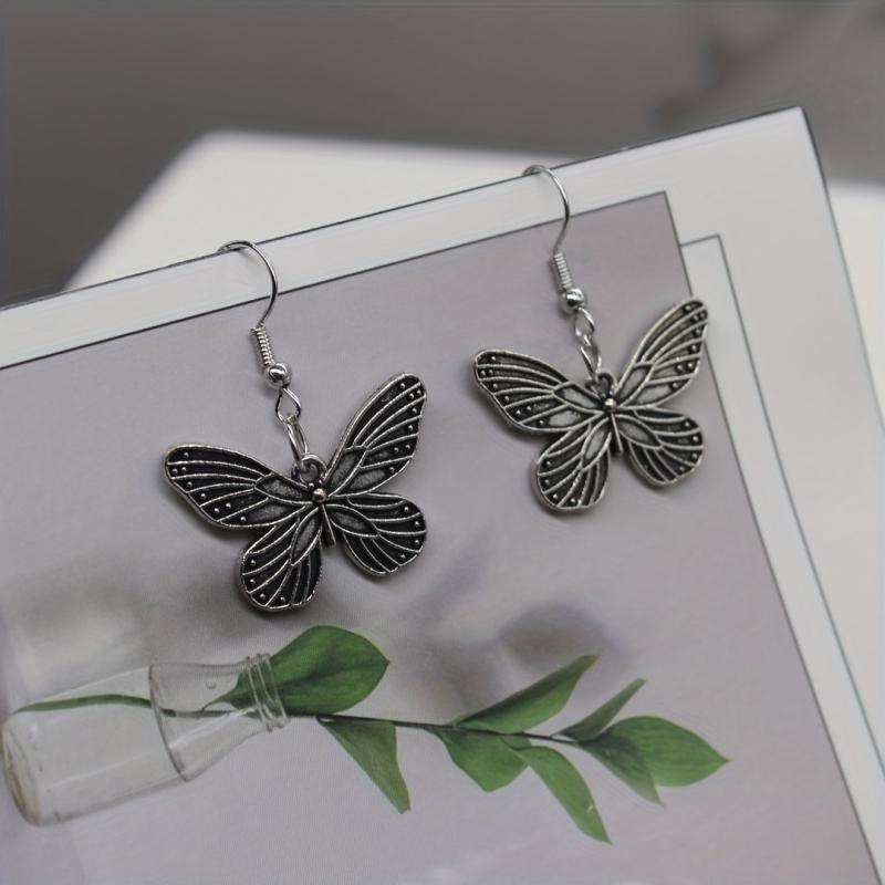 Vintage Hollow Out Butterfly Earrings Women's Earrings