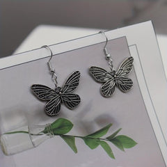 Vintage Hollow Out Butterfly Earrings Women's Earrings