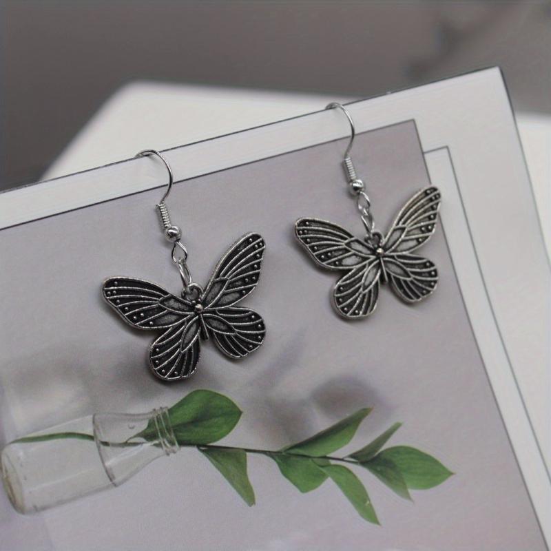 Vintage Hollow Out Butterfly Earrings Women's Earrings