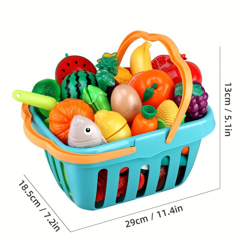 33PCS Simulation Fruit Vegetable Cutting Chopping Set