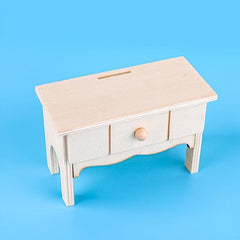 Hand Painted Dressing Table With Mirror Storage Box Girls Toy