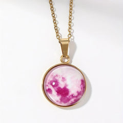 6 Starry Sky Luminous Steel Pendants + Necklace - Brightest Star