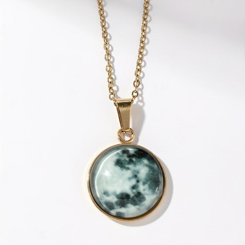 6 Starry Sky Luminous Steel Pendants + Necklace - Brightest Star