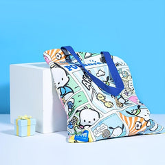 Manga Wind Canvas Bag Student Handbag Shoulder Bag Large Capacity