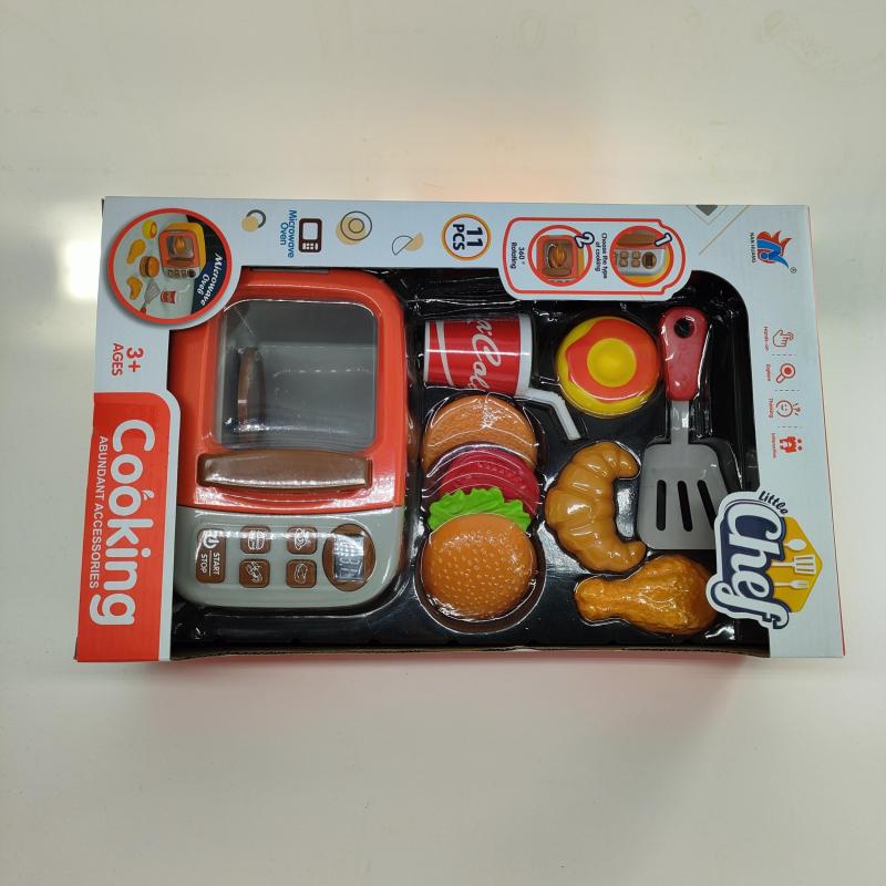 Kids Kitchen Play Set Cooking & Cutting Fun
