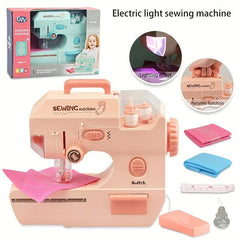 Portable Mini Sewing Machine with Night Light for Beginners and Children