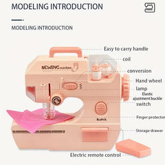 Portable Mini Sewing Machine with Night Light for Beginners and Children