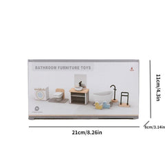 DIY Mini Wooden Kids House Furniture Set