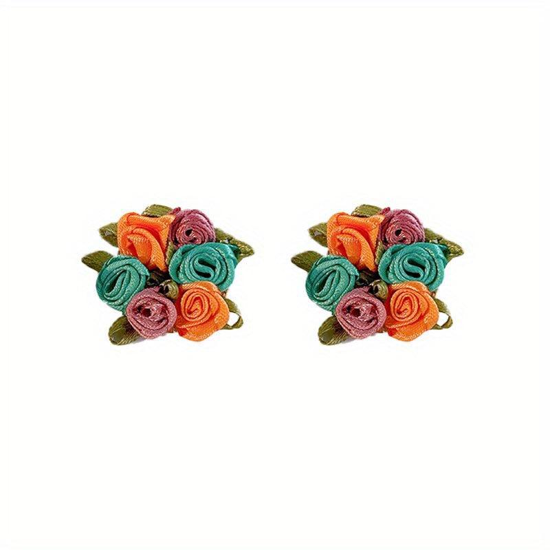 Baby Rose Flower Earrings Girls Gift