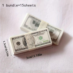 Mini Doll Money Mini Dollar Bill Model Toys Dollhouse Accessories Surprise Gift