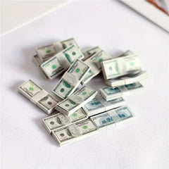 Mini Doll Money Mini Dollar Bill Model Toys Dollhouse Accessories Surprise Gift