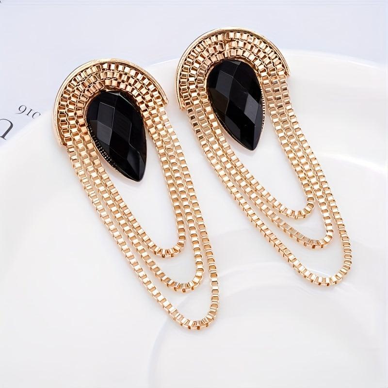 Statement Tassel Earrings in Glamorous Style