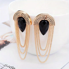 Statement Tassel Earrings in Glamorous Style