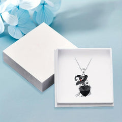Cartoon Ghost Pendant Necklace Halloween Gift For Girls