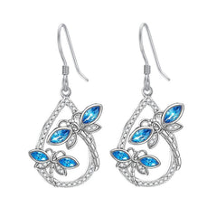 Dragonfly Water Drop Earrings For Women And Girls