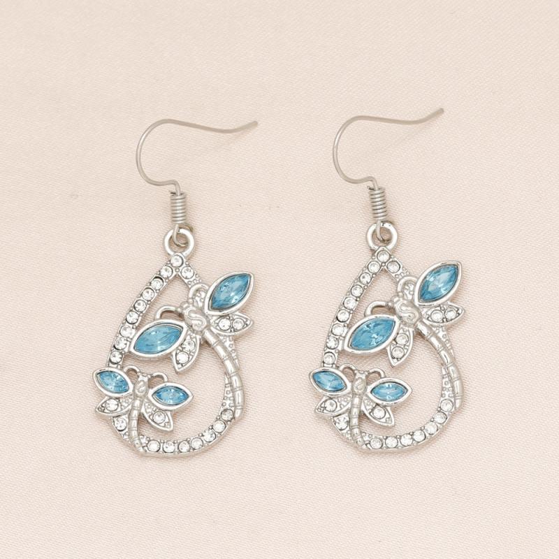 Dragonfly Water Drop Earrings For Women And Girls
