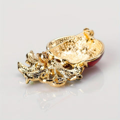 Golden Christmas Brooch Jewelry