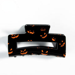 Women Halloween Gothic Pumpkin Skull Hairpin