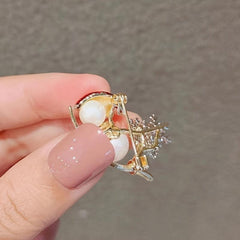 Christmas Snowman Brooch Women's Coat Accessories