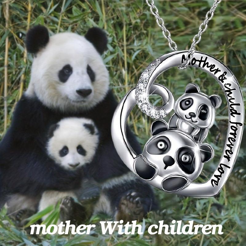 Panda Pendant Necklace for Daughter Women Christmas Gift